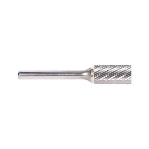Miniatura 2 de Drill America SA-1 Rebaba de carburo/lima giratoria cilíndrica de doble corte para amoladora de troquel de 1/4" de diámetro x 5/8" de longitud