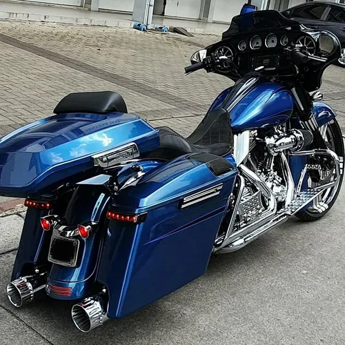 Miniatura 6 de JMTBNO - Lámpara LED para alforjas traseras de motocicleta, para Touring Street Road Glide CVO Electra Glide Ultra Classic Ultra Limited CVO