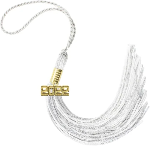 Miniatura 611 de Borla de graduación Aqua 2022, todos los colores escolares disponibles, fabricada en Estados Unidos