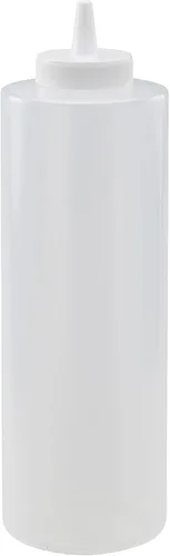 Miniatura 13 de Winco Juego de botellas exprimibles de 6 piezas, 8 onzas, color rojo, mediano