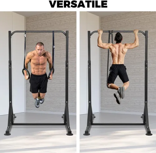 Miniatura 6 de Pull Up Station, Power Tower Adjustable Pullup Bar Free Standing, Heavy Duty Multifunction Strength Training Pull Up Bar, Gym Workout Fitness