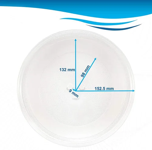 Miniatura 4 de HQRP - Bandeja giratoria de cristal para microondas (12.008 in)