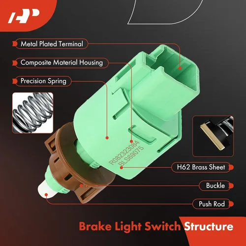 Miniatura 2 de A-Premium Interruptor de luz de freno compatible con Lexus CT200h GX460 HS250h LX570 Toyota 4Runner Camry Land Cruiser Prius V RAV4 Sienna