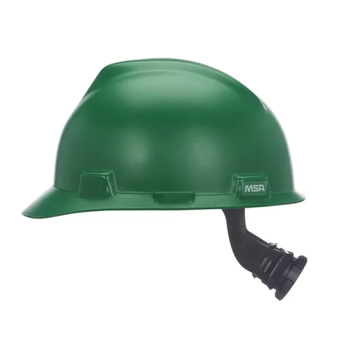 Miniatura 15 de MSA 10203088 V-Gard - Casco de seguridad estilo gorra, con suspensión de trinquete Fas-Trac III, carcasa de polietileno, protección contra impactos