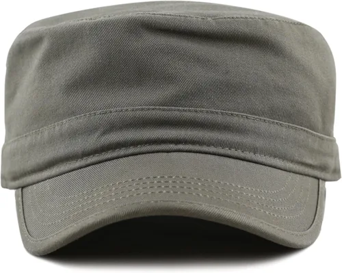 Miniatura 26 de The Hat Depot Cadet Military Army - Gorra de béisbol de algodón lavado con teñido anudado y algodón lavado básico y desgastado, gorra de algodón