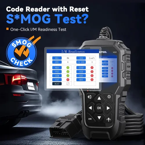 Miniatura 4 de VDIAGTOOL Escáner OBD2 mejorado VD31, lector de código de motor 3 en 1, probador de batería de llave de coche y probador de batería de automóvil