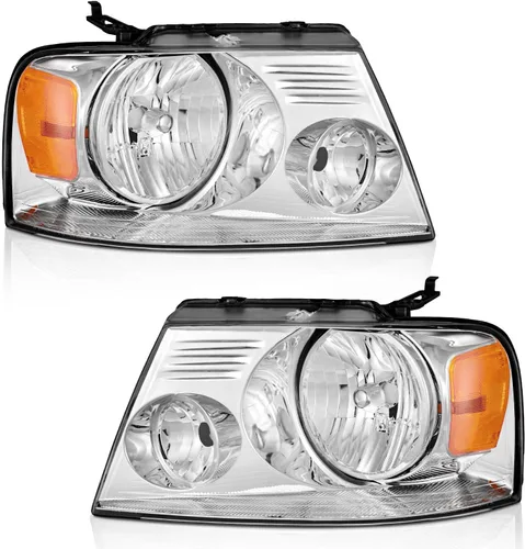 Miniatura 9 de WEELMOTO Conjunto de faros delanteros para Ford F150 Pickup 04-08/Mark LT 06-08, repuesto de conjunto de faros delanteros para F150 2004-2008