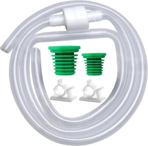 Kit de tubo de extensión dispensador de jabón para fregadero con válvula de retención mejorada, tubo dispensador de jabón debajo del mostrador de 47