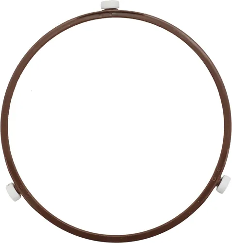 Anillo giratorio de microondas de 7 pulgadas con rodillos de 0.6 in, pieza de repuesto universal para bandeja de horno para placas de vidrio de 7.0