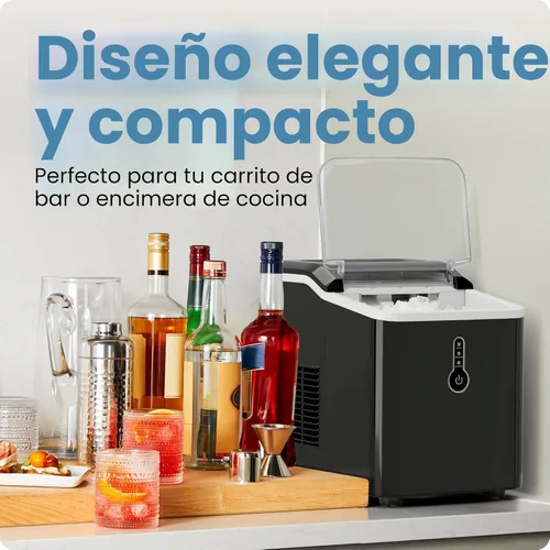 Miniatura 6 de Iceman by Chefman Nugget Ice Maker - Máquina para hacer hielo de guijarros, 26 libras en 24 horas, lista en 6 minutos, cesta de hielo extraíble