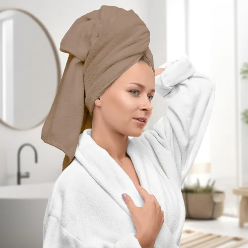 Miniatura 2 de Avalon Towels Juego de toallas de lujo de 8 piezas, 2 toallas de baño, 2 toallas de mano y 4 toallas pequeñas, 100% algodón hilado en anillo de 600