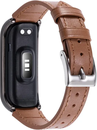 Miniatura 11 de Correas de cuero genuino y bandas elásticas de nailon compatibles con Samsung Galaxy Fit2, correas deportivas suaves y transpirables para mujeres