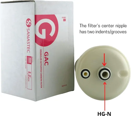 Miniatura 2 de A2O WATER - Fabricado en Estados Unidos, filtro de agua alcalino de repuesto de carbón activado granular con reducción de metales pesados