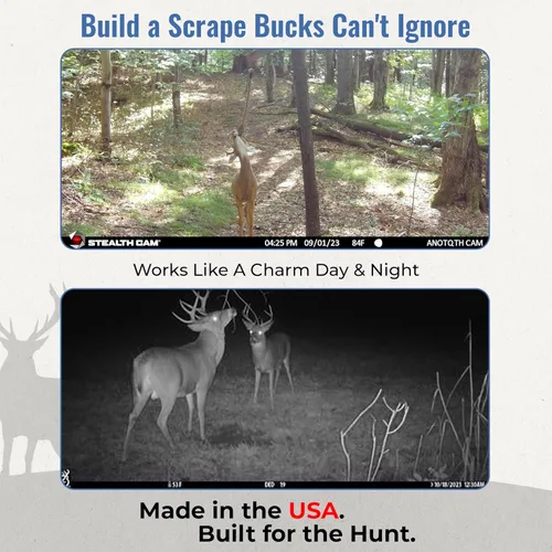 Miniatura 6 de Buck Fever Forehead Gland – Syntheticly Formulated Buck Lure & Deer Attractant (not just Limited to Whitetail Deer) for Mock Scrapes, Licking