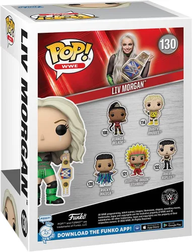 Miniatura 3 de Funko Pop! WWE: Liv Morgan con cinturón - Figura de vinilo coleccionable - Idea de regalo - Mercancía oficial - para niños y adultos - fanáticos