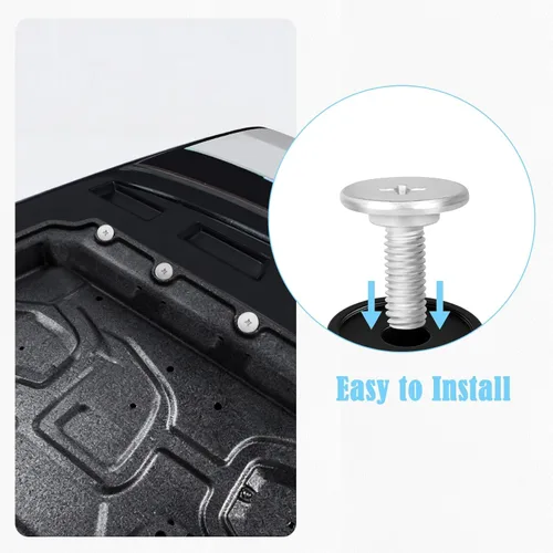Miniatura 7 de Juego de 2 tornillos para tapa inferior del motor, compatibles con Hon-da Civic Accord CRV, sustituye a 90105-TBA-A00 90105-TBA-A00-2 PCS