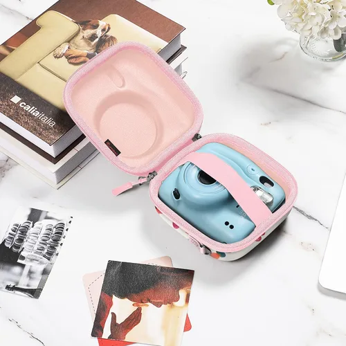 Miniatura 6 de Fintie Funda protectora para cámara instantánea Fujifilm Instax Mini 12/11/99/8/7s/90/70 – Funda de transporte de carcasa rígida a prueba de golpes