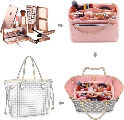 Miniatura 4 de Bolsa organizadora de fieltro 3 en 1 con soporte para botellas