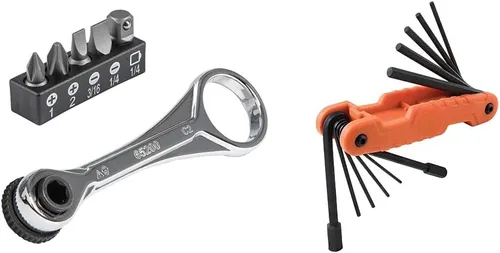 Miniatura 10 de Klein Tools Juego de mini trinquete de 5 piezas y juego de destornilladores electrónicos 4 en 1