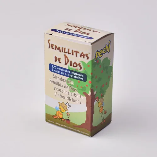 Miniatura 8 de Pechi Semillitas de Dios - (mini versículos bíblicos en español) 3 paquetes de 40 mensajes cada uno con versículos de la Biblia para todos los días.