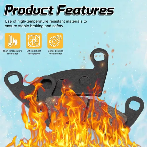 Miniatura 3 de 2 pastillas de freno delanteras o traseras para Polaris Ranger 500 EFI 570 800 RZR 1000 General 4 EPS 900 XP Ranger Diesel 700 4x4 Crew EV Sportsman