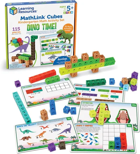 Miniatura 12 de Learning Resources MathLink® Cubes Desafío de Rompecabezas Cerebral, 80 Piezas, Edades 5+, Cubos de Enlace, Cubos Conectores, Elemento Manipulativo