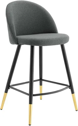 Miniatura 17 de Modway Taburetes de comedor tapizados de tela Cordial en Azure - Juego de 2