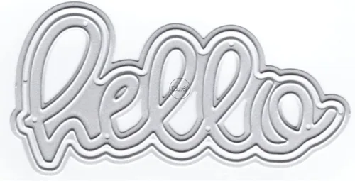 Miniatura 37 de DzIxY Hello Words - Troqueles de corte de metal para hacer tarjetas, troquelados, troquelados, álbumes de recortes, plantillas de máquina de 6