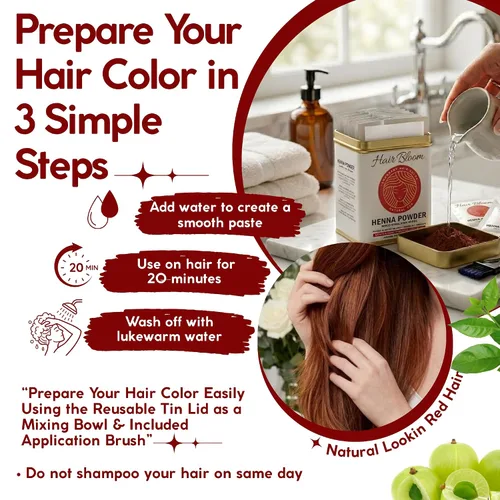 Miniatura 5 de Tinte Pride Of India para el cabello, en polvo, de hierbas y de 8.5 onzas