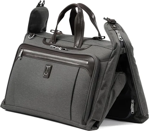 Miniatura 3 de Travelpro Platinum Elite - Bolsa de mano de tres pliegues, para hombres y mujeres, Gris Vintage, Platinum Elite - Bolso de mano de tres pliegues