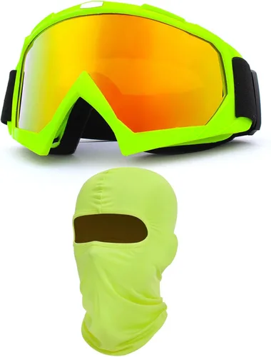 Miniatura 23 de Gafas de motocicleta con máscara facial, resistentes al viento, gafas de esquí de carreras de motocross, gafas protectoras de seguridad