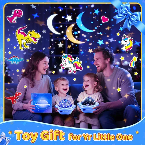 Miniatura 6 de Luz nocturna para niños, proyector de luz nocturna para bebé, luces nocturnas para dormitorio, proyector de estrellas, luces de estrella