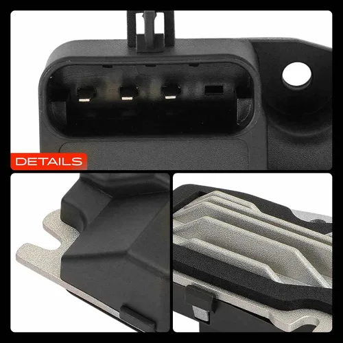 Miniatura 10 de A-Premium Resistencia del motor del soplador de calentador HVAC compatible con vehículos Buick, Chevy, Oldsmobile y Pontiac - Century, Regal