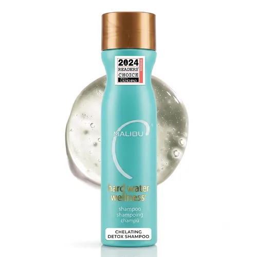 Miniatura 11 de Malibu C Champú clarificador de cabello de agua dura, fórmula quelante sin sulfatos para acumulación y desintoxicación del cuero cabelludo, elimina
