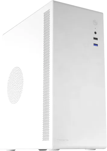 Miniatura 6 de Tacens 2FERROX, ATX Semi-Tower PC Case, ventilador lateral de 4.7 in, rejilla delantera, acero, negro