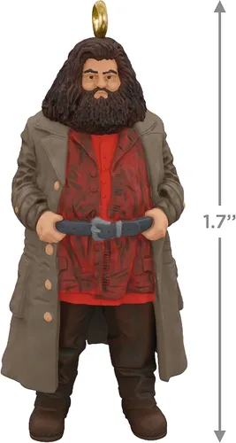 Miniatura 17 de Hallmark Keepsake Adornos de Navidad en miniatura 2023, Harry Potter Hermione, Hagrid y Snape Metal, mini juego de 3, regalos para los fanáticos