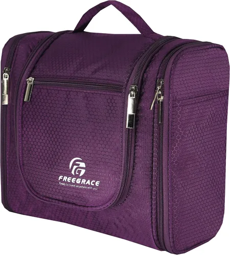 Miniatura 10 de Freegrace bolso para baño premium - organizador para viajes - gancho para colgar duradero - perfecto para accesorios, cosméticos, artículos