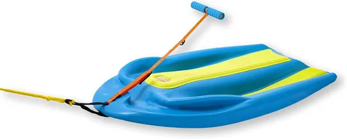 Miniatura 2 de ZUP Coast Board - Wakeboard todo en uno para niños con mango de cuerda, tabla de entrenamiento, rodillera y esquís acuáticos para deportes