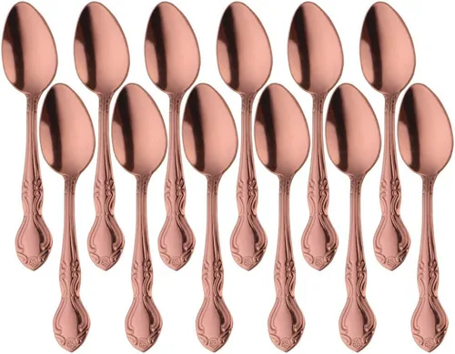 Miniatura 64 de Juego de 12 cucharas de café, mini cucharas de café, cucharas de espresso de acero inoxidable, cucharas pequeñas para postre, té, aperitivo, 4.6