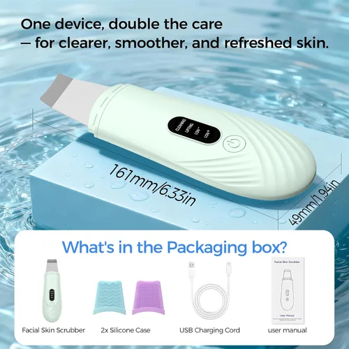 Miniatura 8 de Espátula Limpiadora de Piel Facial, Herramienta Removedora de Puntos Negros para Limpieza Profunda Facial, Espátula Facial Limpiadora de Poros con 4