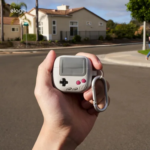 Miniatura 9 de elago AW5 - Funda compatible con AirPods 4 (2024), compatible con AirPods de 4ª generación, funda clásica retro con diseño de consola de juegos Negro