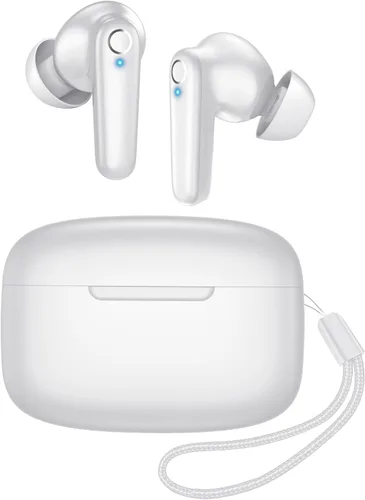 Miniatura 8 de Redpepper - Auriculares inalámbricos Bluetooth 5.3 60H de tiempo de uso. Auriculares con graves profundos y llamada clara. Con micrófono Negro