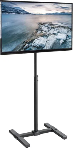 Miniatura 12 de VIVO Soporte de piso para TV para pantallas de 13 a 50 pulgadas de hasta 44 libras, LCD LED OLED 4K Smart planas y curvas, paneles de monitor, VESA