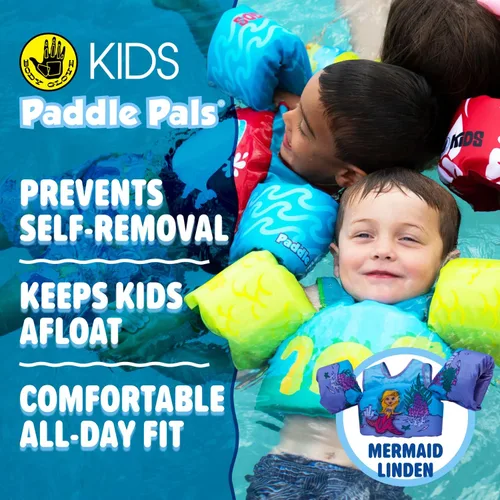 Miniatura 5 de Body Glove Paddle Pals Learn to Swim Life Vest, One Size 33-55 LBS