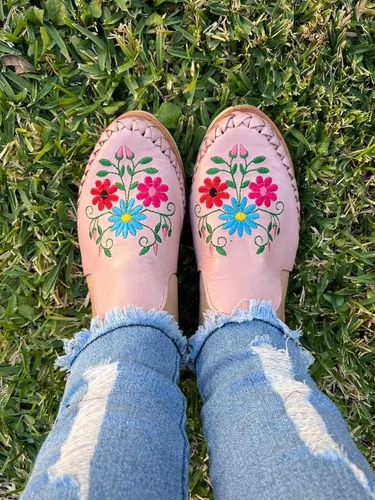 Miniatura 4 de Mexico en la Piel Sandalias de cuero para mujer hechas a mano.
