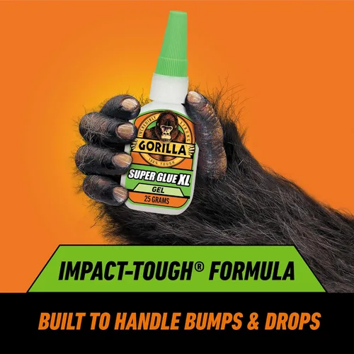 Miniatura 10 de Gorilla Super Glue Gel XL, pegamento transparente, 25 gramos (paquete de 2) - Todo propósito y configuración rápida para proyectos y reparaciones