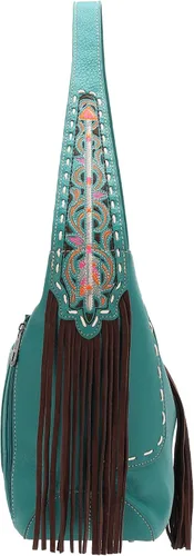 Miniatura 3 de Montana West Western - Bolsa de mano para mujer, colección de flecos, bolsa de transporte oculta con cartera