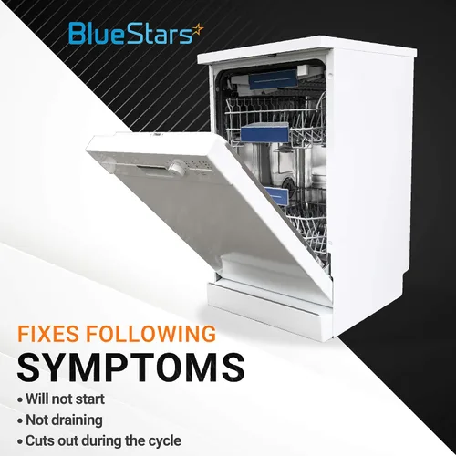 Miniatura 3 de BlueStars W10258275 Fusible térmico bimetálico para lavavajillas, compatible con lavavajillas Whirlpool Kenmore, instrucciones claras incluidas