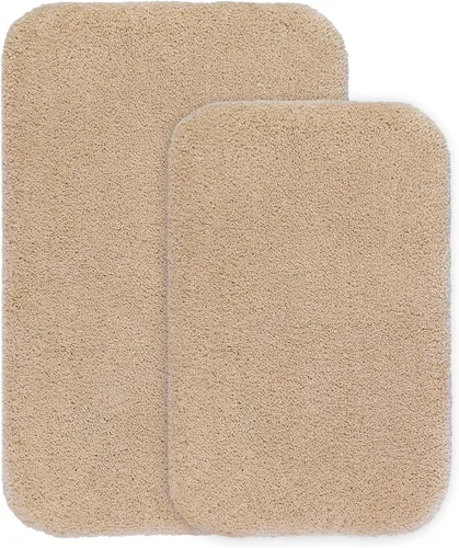 Miniatura 28 de VANZAVANZU Alfombras de Baño Antideslizantes Ultra Suaves Absorbentes de Microfibra Esponjosas Gruesas Alfombras de Baño Lavables a Máquina Gris