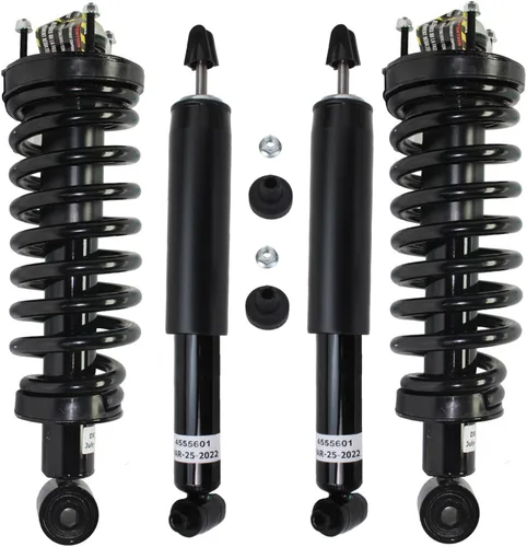 Miniatura 45 de Detroit Axle - Amortiguadores de puntales RWD para Infiniti G35 03-06, 2 amortiguadores traseros, 2 puntales delanteros y muelles helicoidales 2003